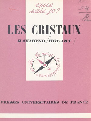 cover image of Les cristaux